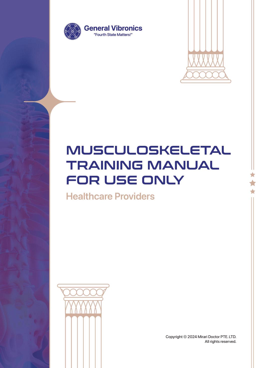 Musculoskeletal Training manual for use only Healthcare Providers