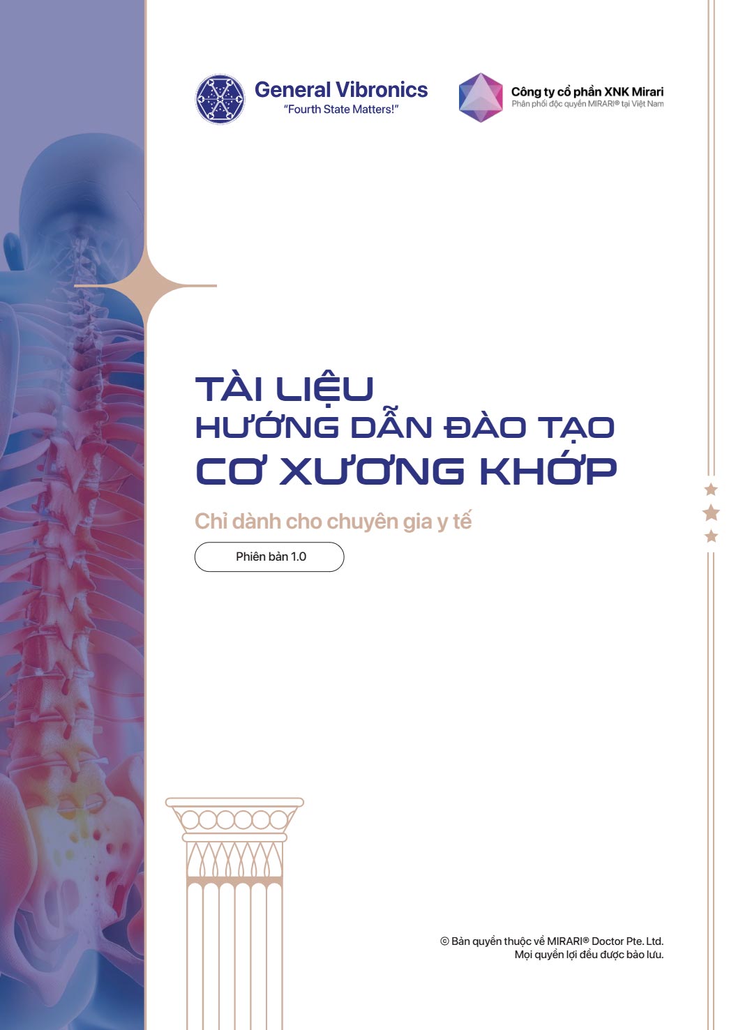 Musculoskeletal Training manual for use only Healthcare Providers Vietnamese Version